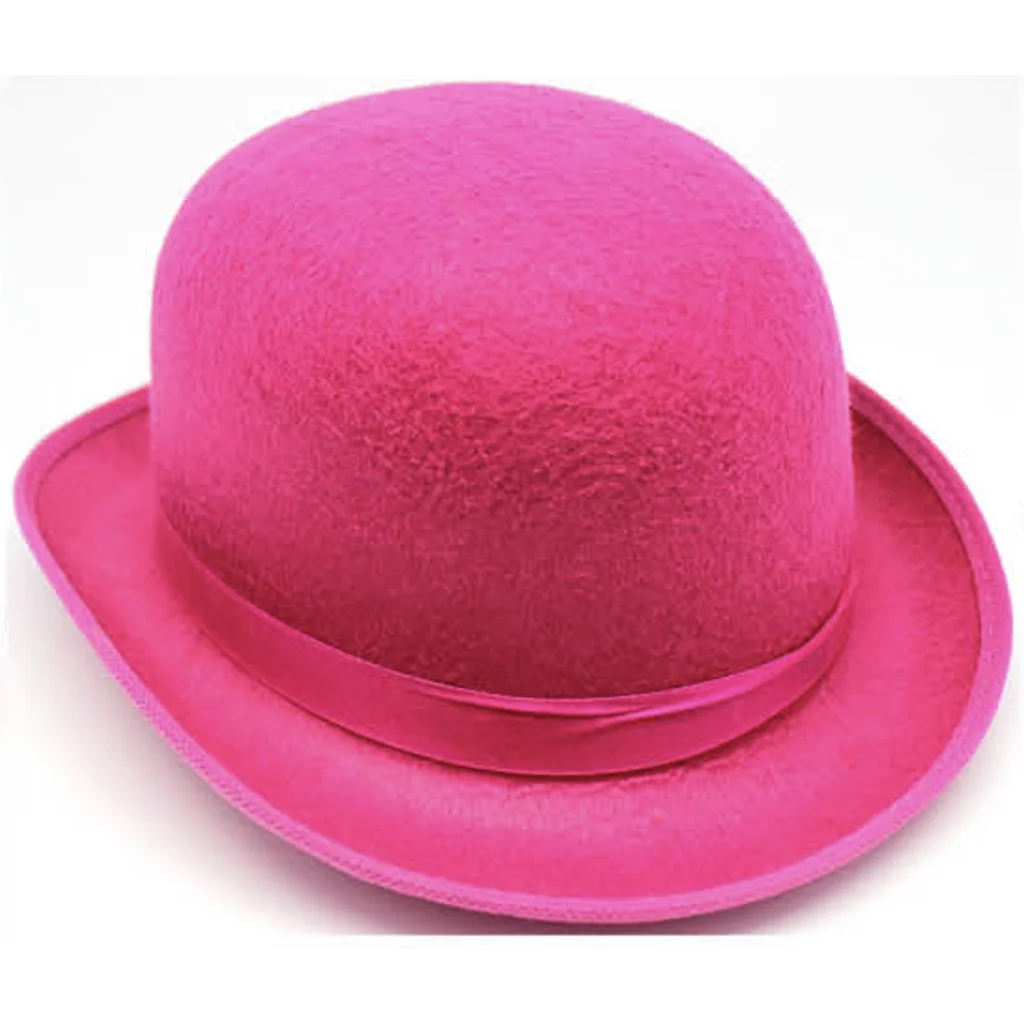 BOWLER HAT Party Vintage Costume Derby Felt Dance Halloween