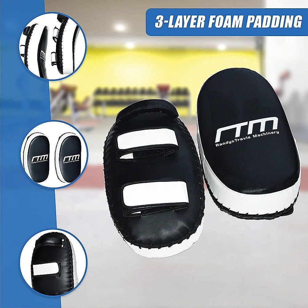 Boxing Pads Curved Strike Shield Punching Bag Focus Arm