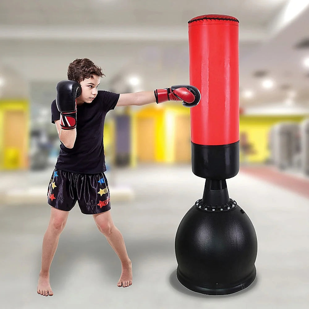 Boxing Punching Bag 165cm Free Standing - Sports & Fitness