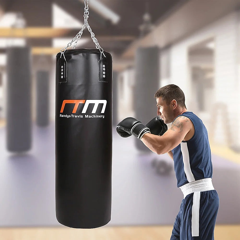 Boxing Punching Bag 37kg Heavy Duty Filled - Sports &