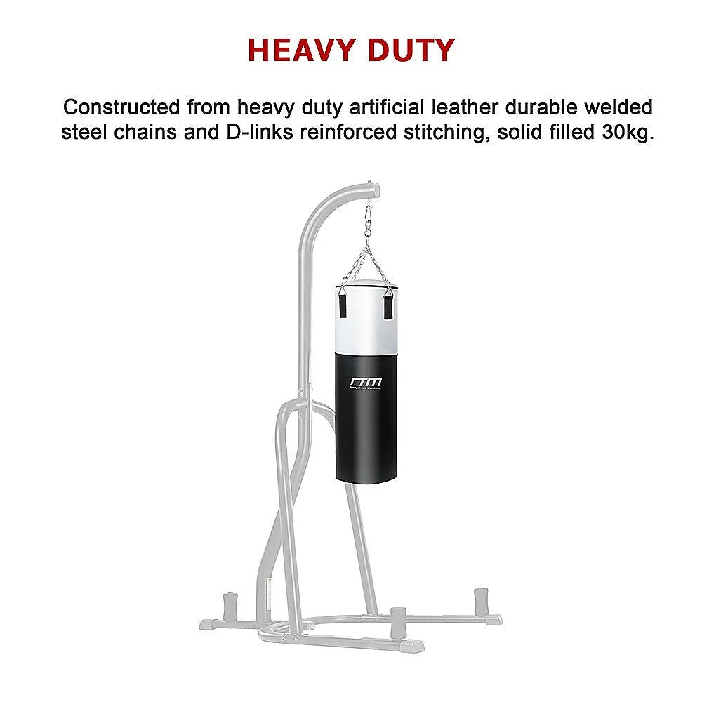Boxing Punching Bag Heavy Duty 30KG - Solid Filled