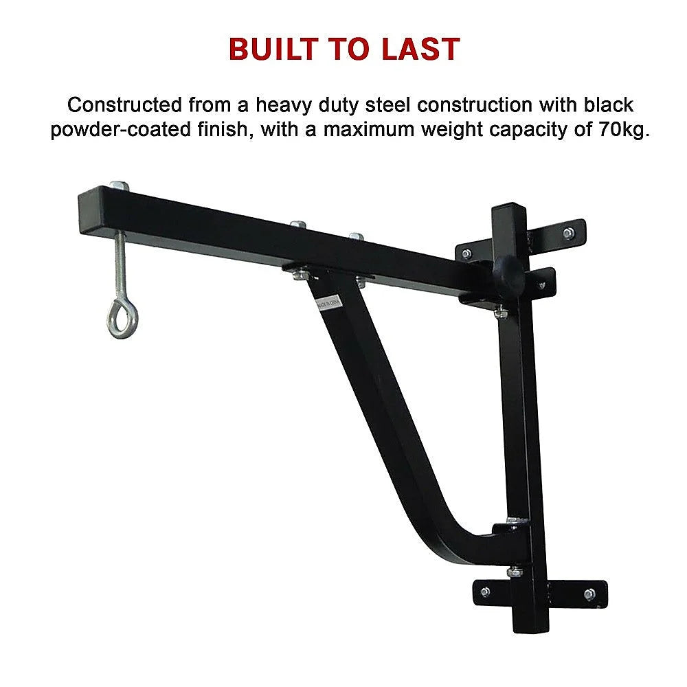 Boxing Punching Bag Wall Pivot Rack - Fitness Accessories