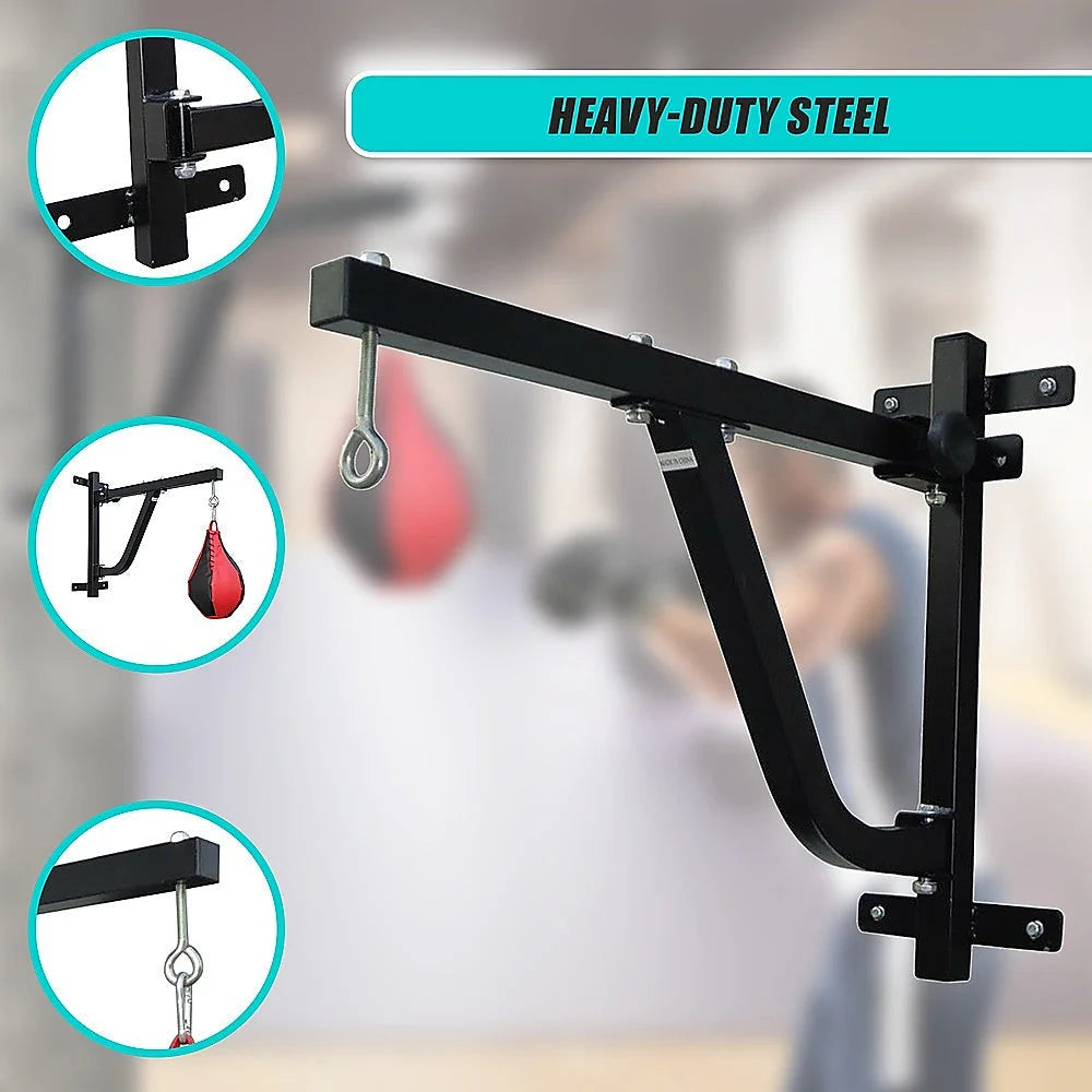 Boxing Punching Bag Wall Pivot Rack - Fitness Accessories