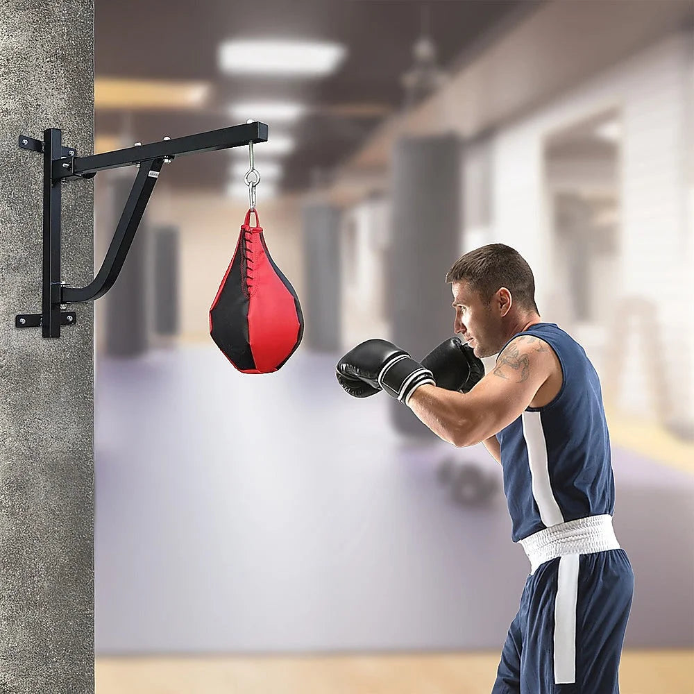 Boxing Punching Bag Wall Pivot Rack - Fitness Accessories