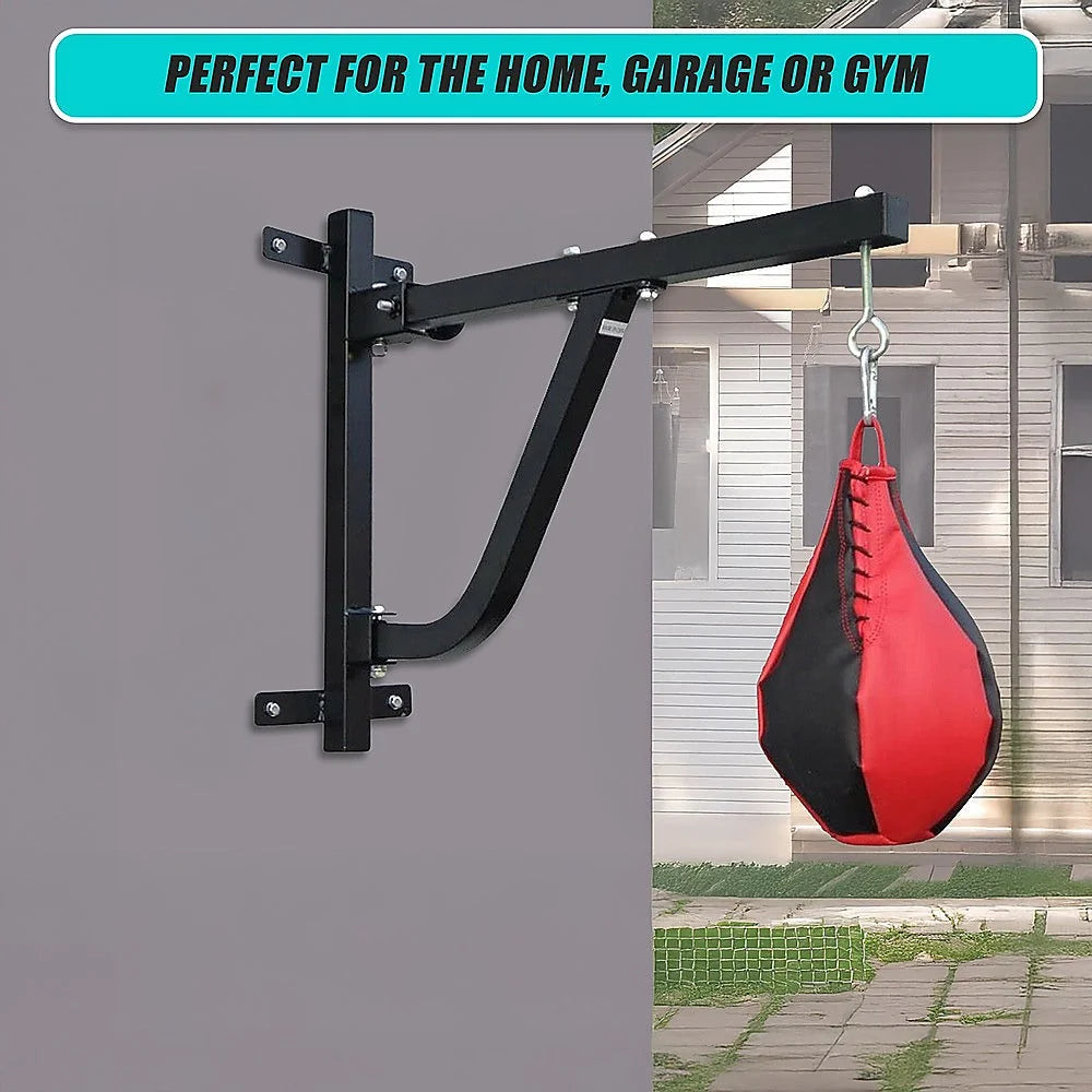 Boxing Punching Bag Wall Pivot Rack - Fitness Accessories