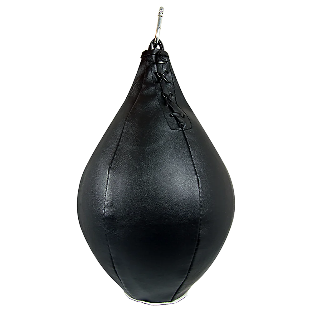 Boxing Speed Bag Cowhide Leather MMA Punching Focus Bag