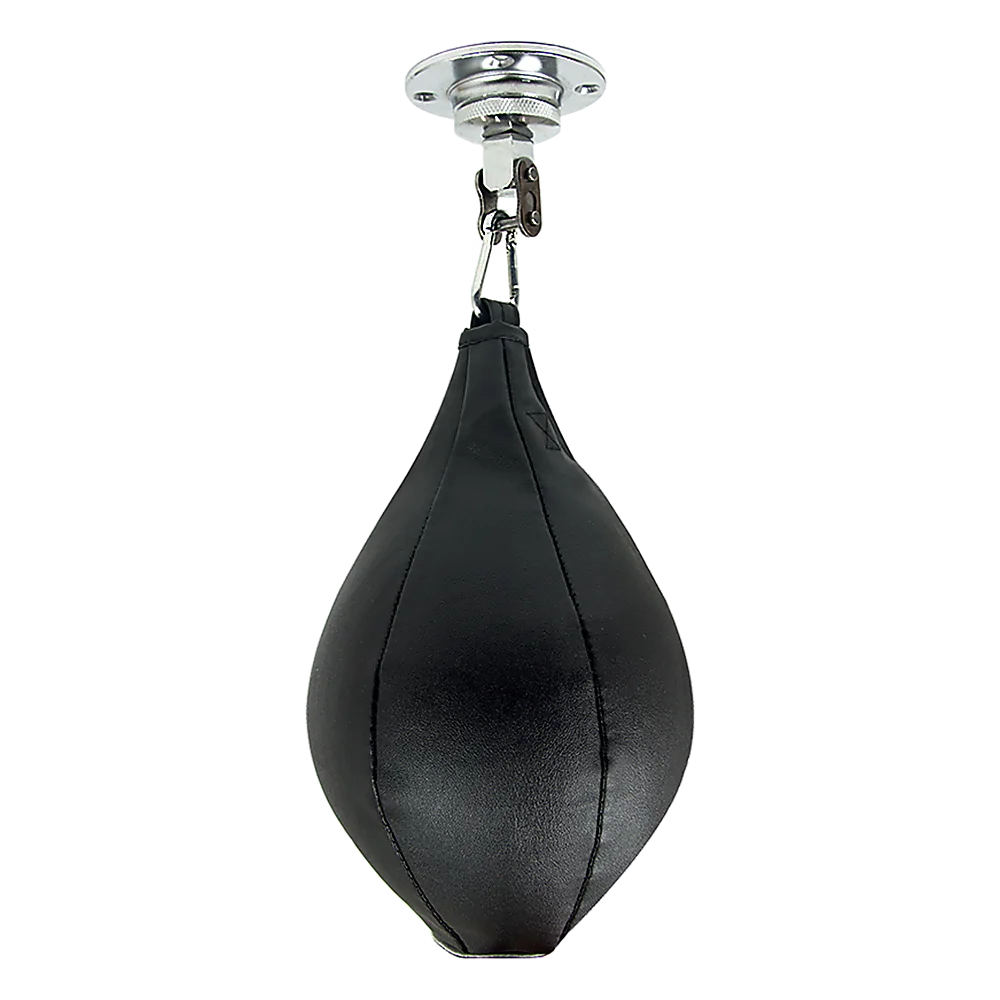 Boxing Speed Bag Cowhide Leather MMA Punching Focus Bag