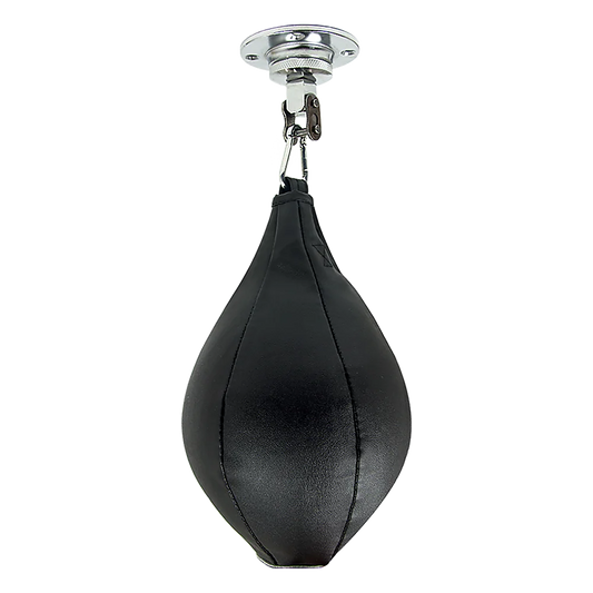 Boxing Speed Bag Cowhide Leather MMA Punching Focus Bag