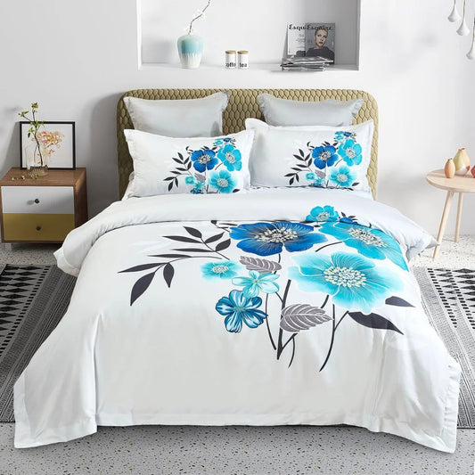 Braithe Floral Quilt Cover Set - King Size - Home & Garden
