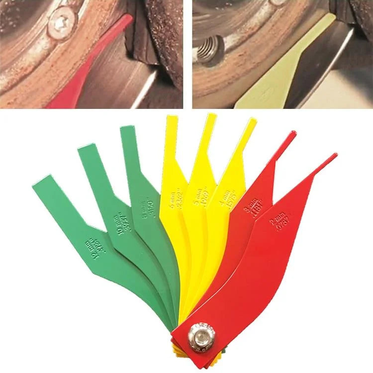 Brake Pad Thickness Gauge for Car - Scale Ruler - Tools >