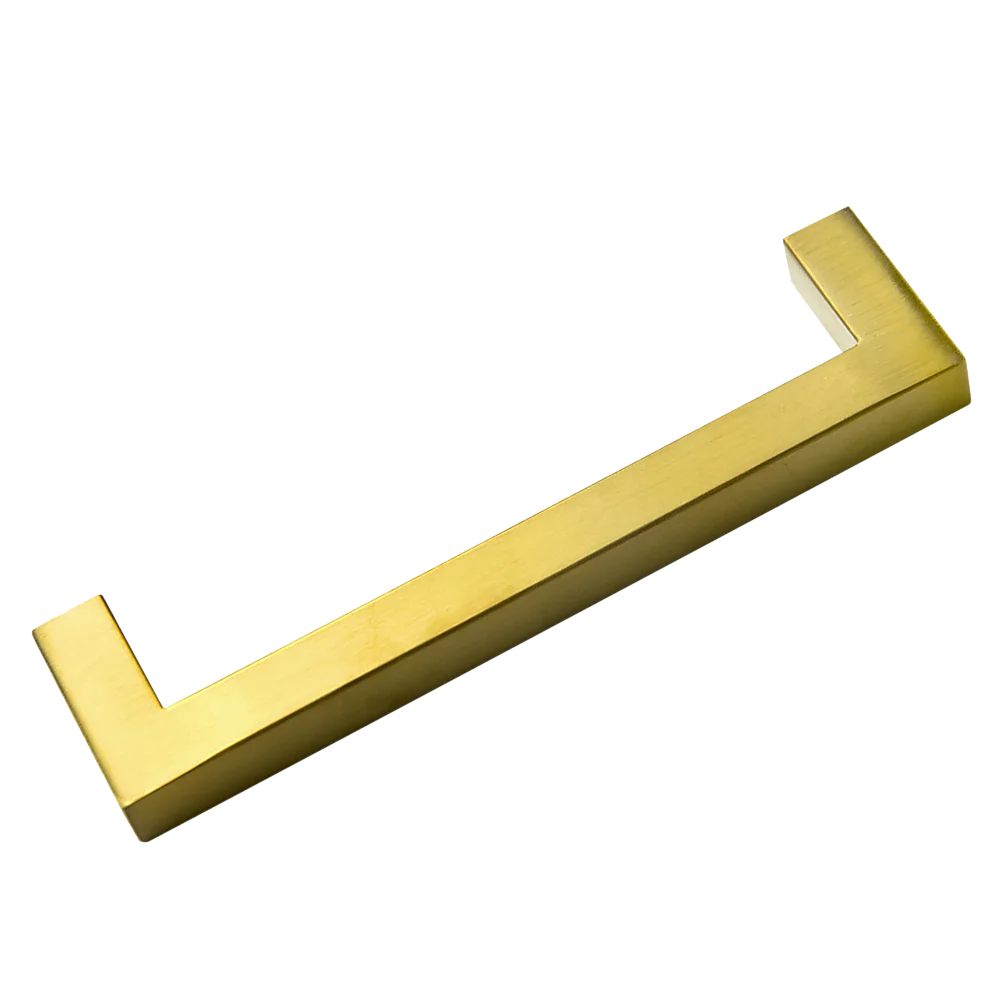 Brass Drawer Pulls Set of 15 Brushed Kitchen Cabinet