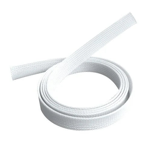 BRATECK Braided Cable Sock 40mm/1.6’ Width - White