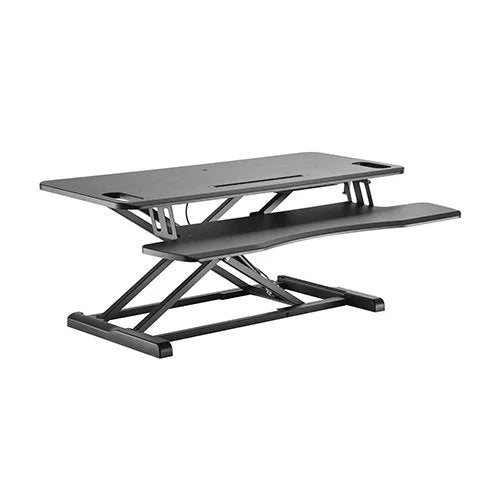 Brateck Gas Spring Sit-Stand Desk Converter with Keyboard