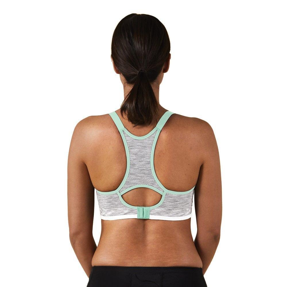 Bravado Seamless Rhythm Nursing Bra White Grey Spacedye M
