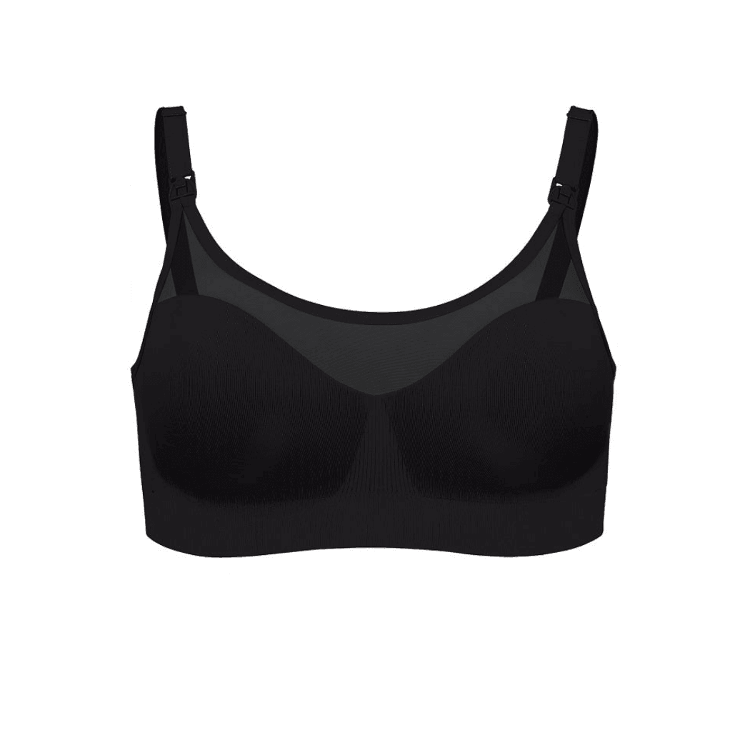 Bravado Silk Seamless Sheer Nursing Bra Black S