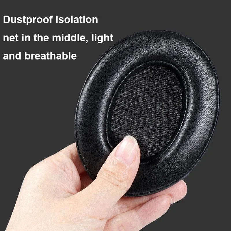 Breathable Foam Headphone Earmuffs For Sennheiser Momentum 3 - Black 2 Pcs-1915198285900025859