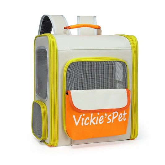 Breathable Pet Carrier Backpack - Large Capacity Multiple
