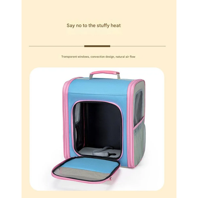 Breathable Pet Carrier Backpack - Large Capacity Multiple