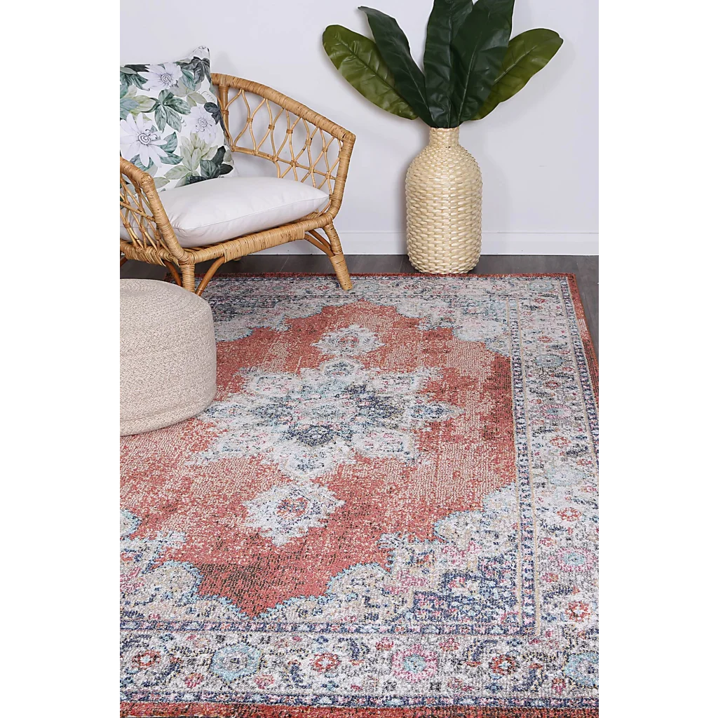 Brentwood Transitional Rust Rug - 280x380 - Home & Garden