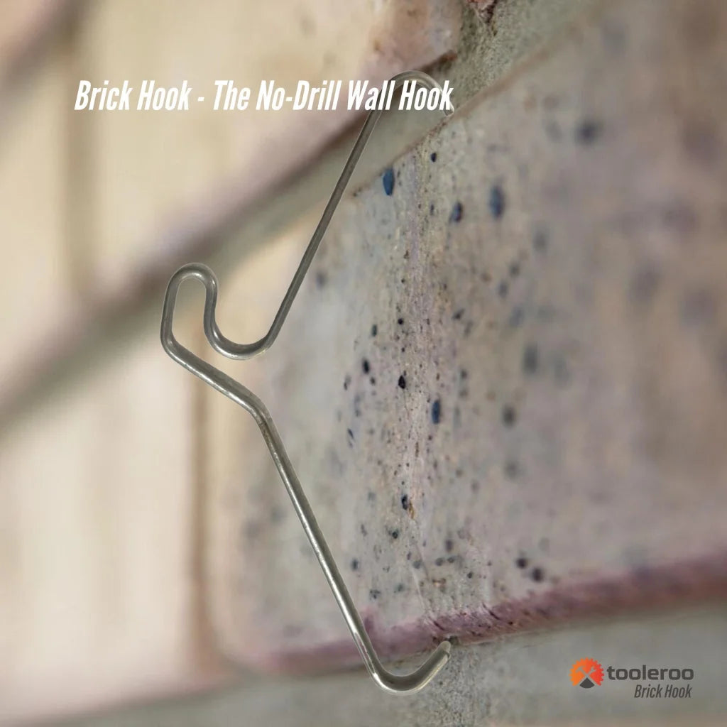 Brick Hooks 5 Pack 76mm (3’’) Wall Clips Hangers