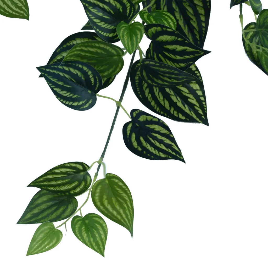 Bright Mixed Philodendron Garland Bush 100cm - Artificial