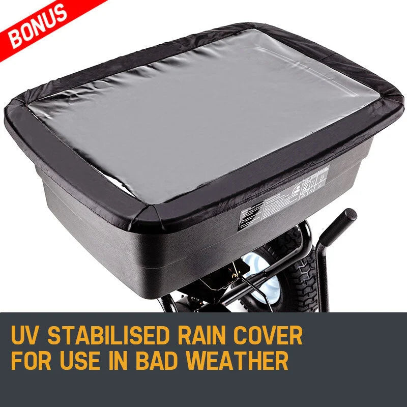 Broadcast Spreader PLANTCRAFT Tow Behind 90kg 105L Seed