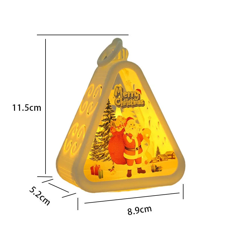 Bronze color Christmas tree Charming Christmas Scene Mini