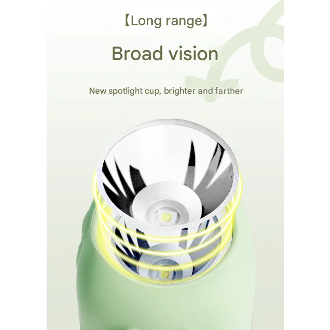 Brown Adorable Dog Silicone LED Flashlight for Kids - USB