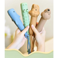 Brown Adorable Dog Silicone LED Flashlight for Kids - USB