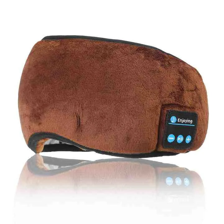 Brown Bluetooth 5 0 Wireless Sleep Eye Mask
