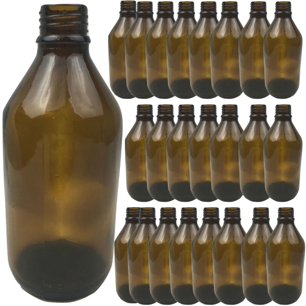 Brown Glass Bottle 600ml for Plinking Shooting Target