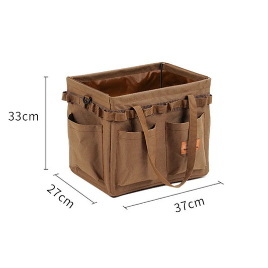 Brown Heavy Duty Foldable Outdoor Camping Storage Box