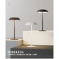 Brown Minimalist Rechargeable LED Touch Table Lamp