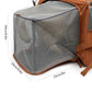 Brown Pet Carrier Backpack - Comfortable and Stylish