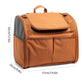 Brown Pet Carrier Backpack - Comfortable and Stylish