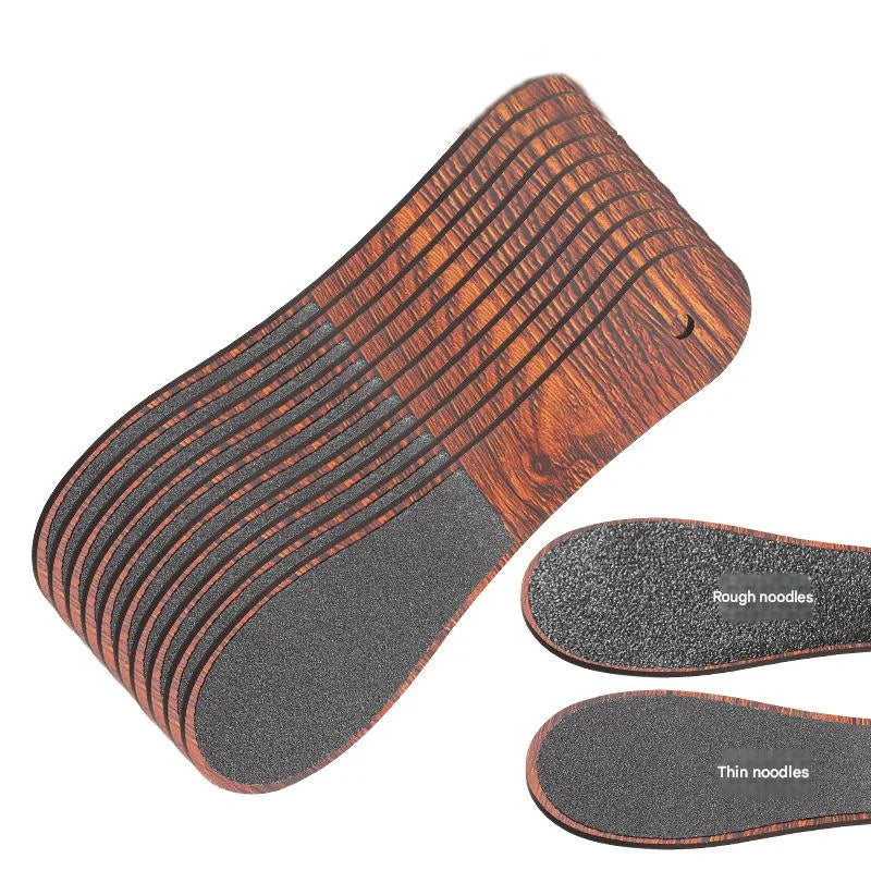 Brown Professional Pedicure Foot File 10-Pack