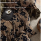 Brown Stripe Luxury Winter Faux Rabbit Fur Bedding Set