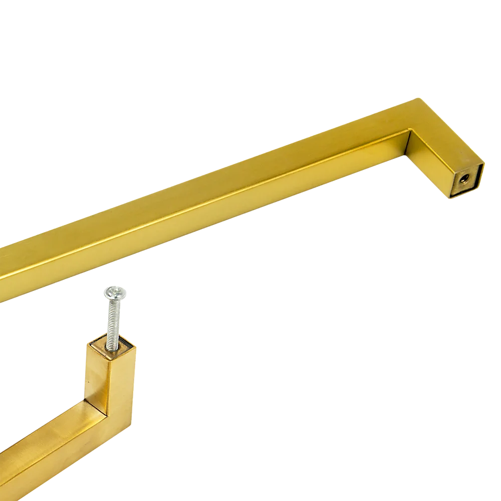 Brushed Brass Drawer Pulls Kitchen Cabinet Handles - Gold