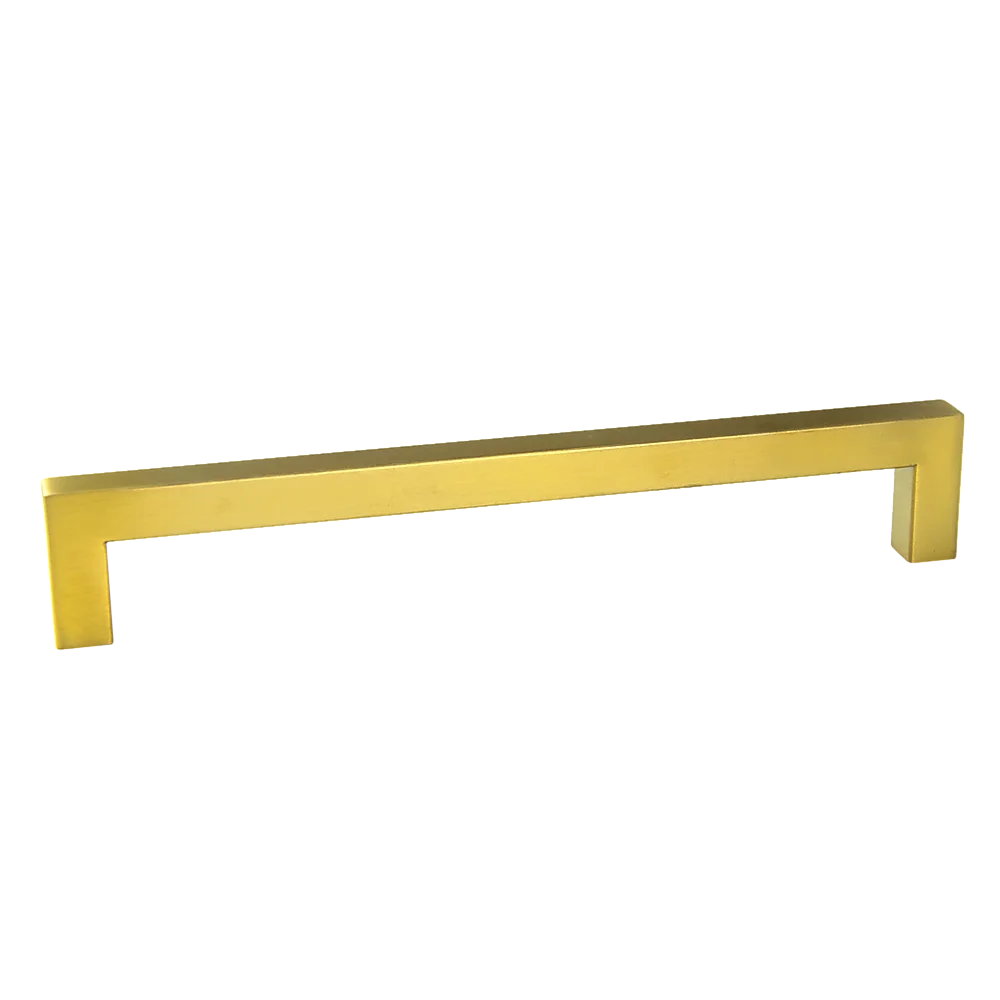 Brushed Brass Drawer Pulls Kitchen Cabinet Handles - Gold