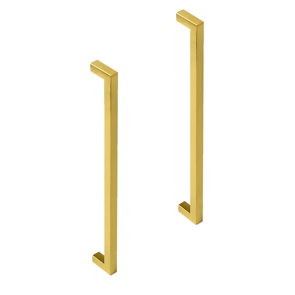 Brushed Brass Drawer Pulls Set of 15 - Kitchen Cabinet