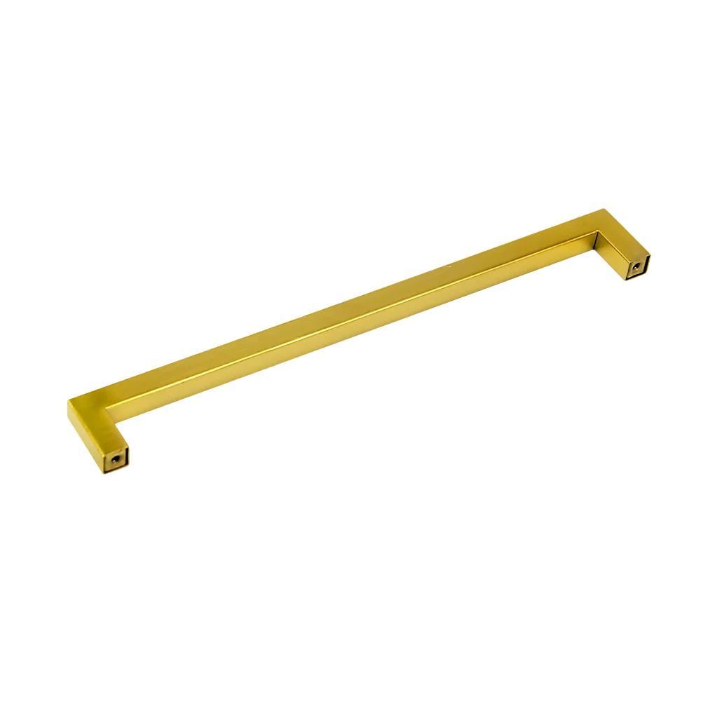 Brushed Brass Drawer Pulls Set of 15 - Kitchen Cabinet