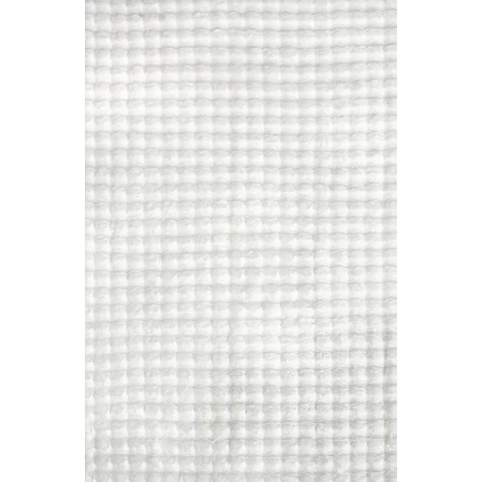 Bubble White Washable Rug by Rug Culture-140X70CM