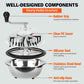 Bud Leaf Bowl Trimmer 19’’ Tumble Stainless Steel Blades
