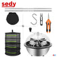 Bud Leaf Bowl Trimmer 19’’ Tumble Stainless Steel Blades