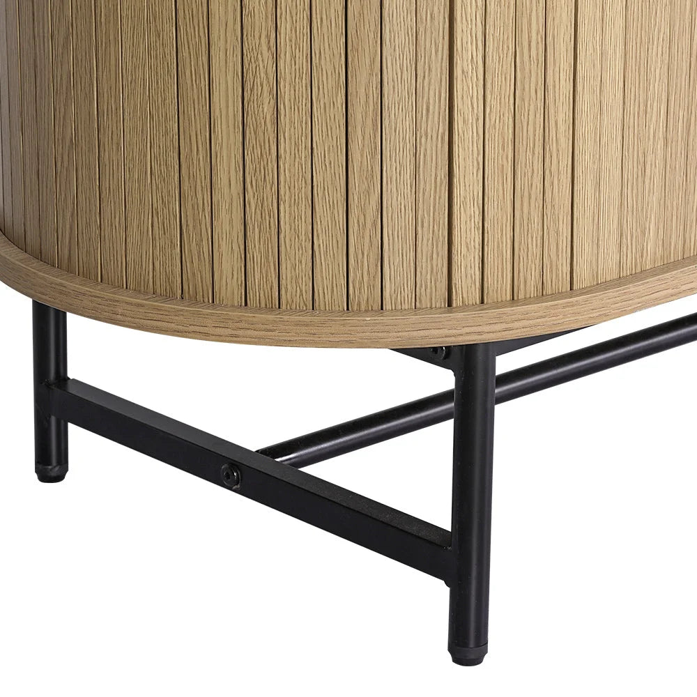 Buffet Sideboard Cupboard Cabinet Sliding Doors Pantry