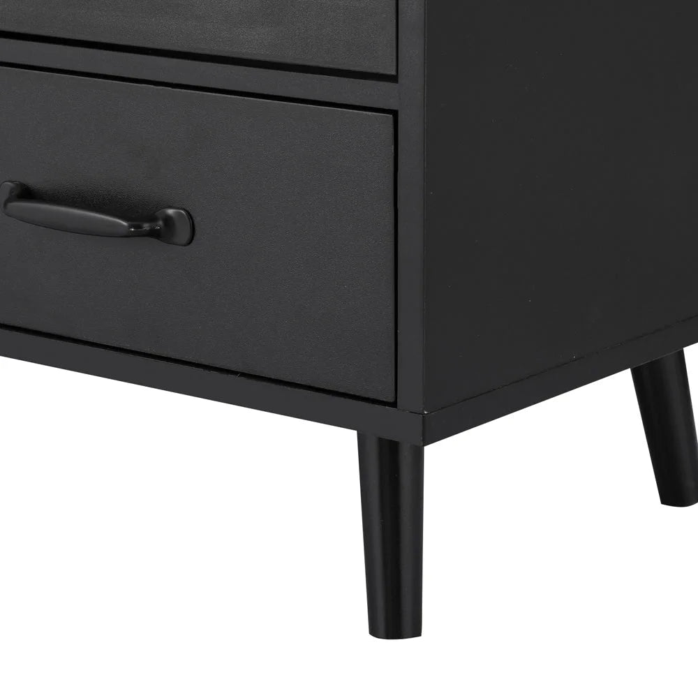 Buffet Sideboard Double Doors - Black - Furniture