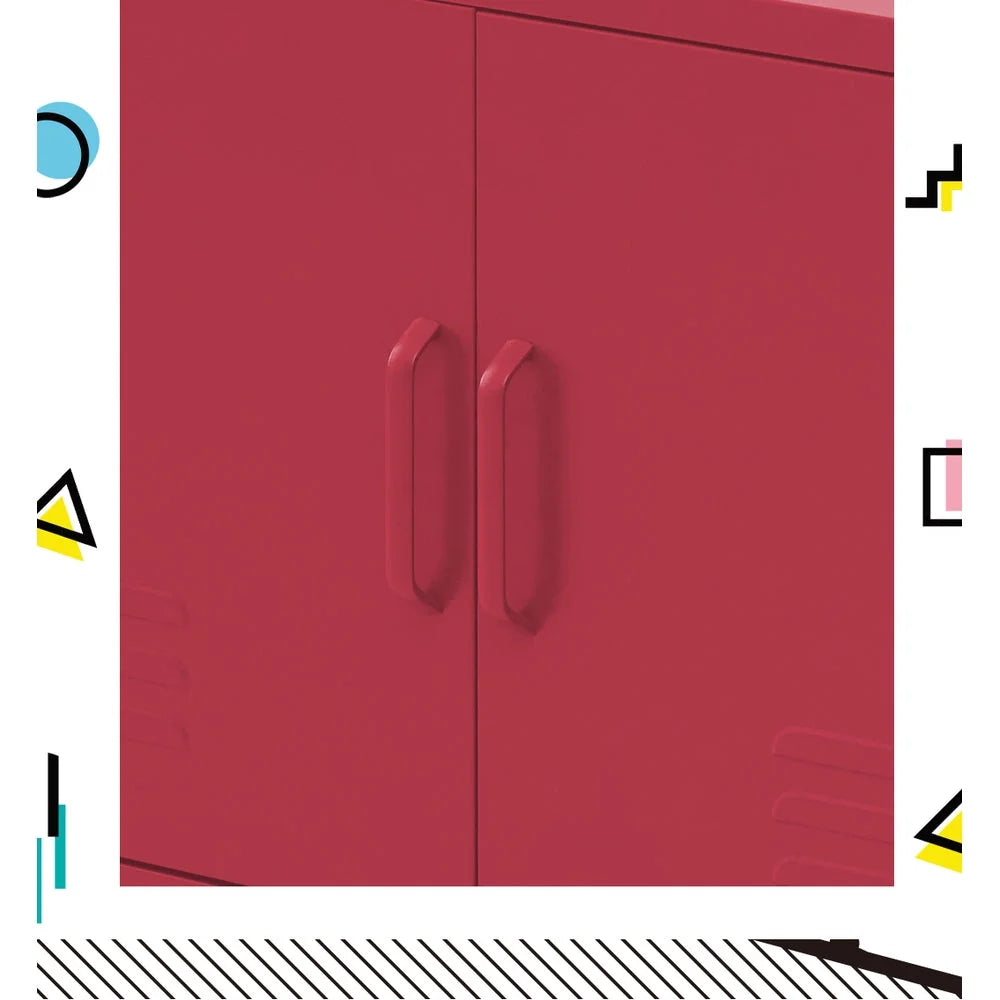 Buffet Sideboard Metal Cabinet - BASE Pink