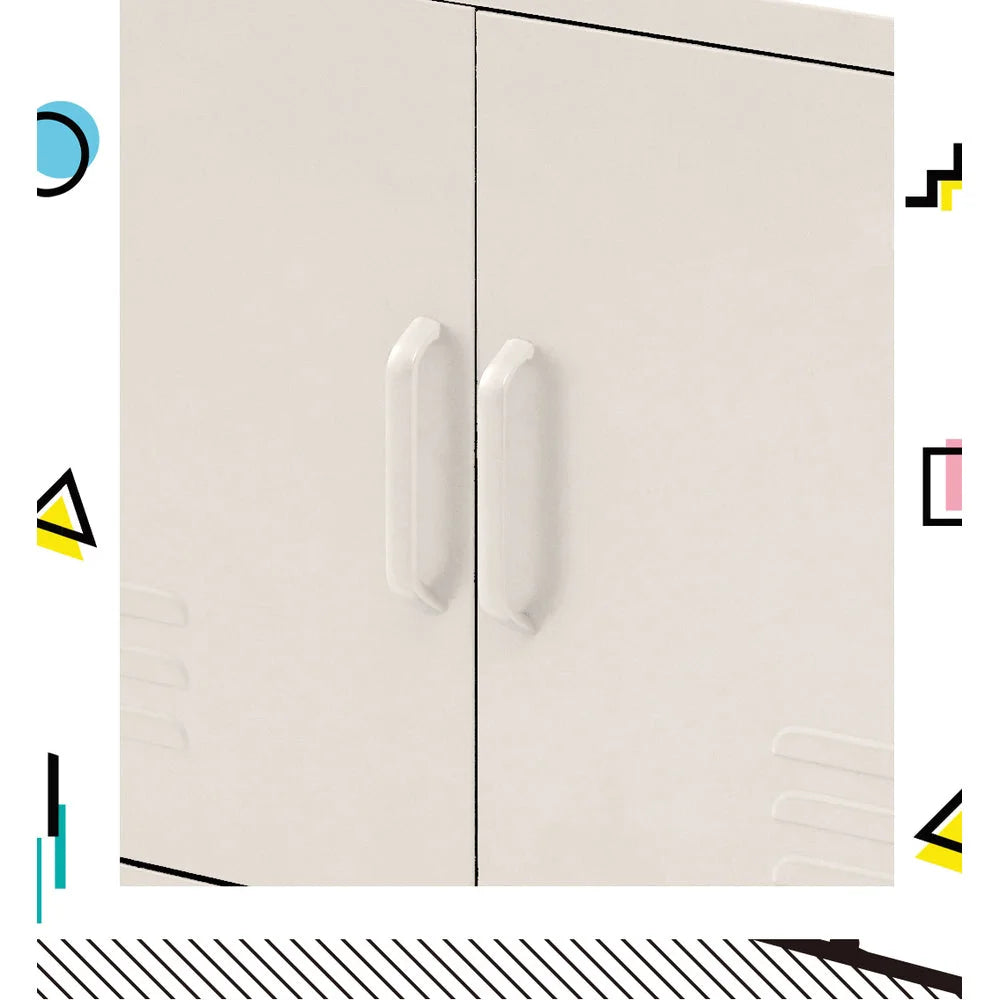 Buffet Sideboard Metal Cabinet base white 156