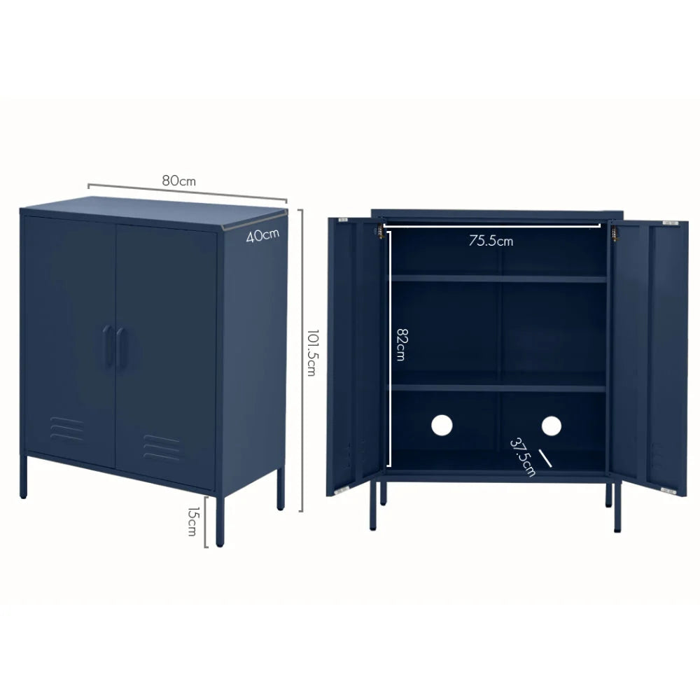 Buffet Sideboard Metal Cabinet sweetheart blue 265