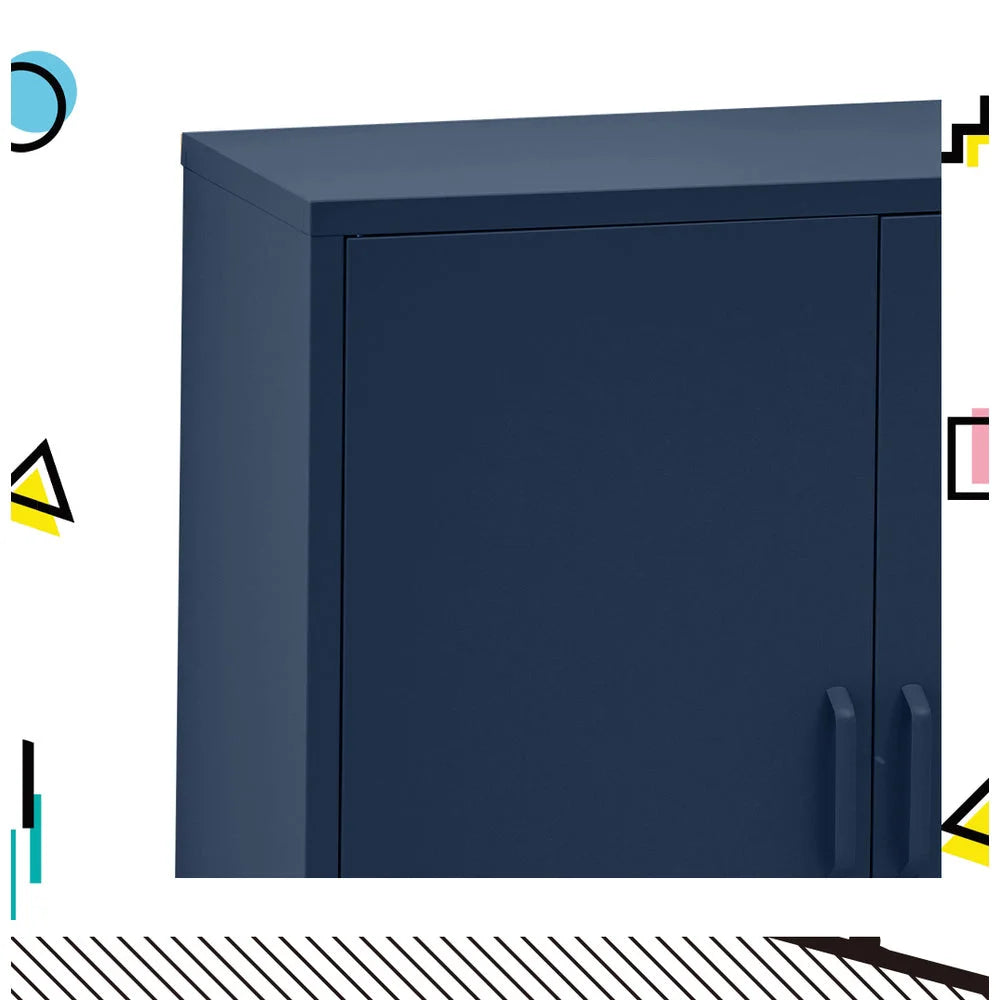 Buffet Sideboard Metal Cabinet sweetheart blue 737